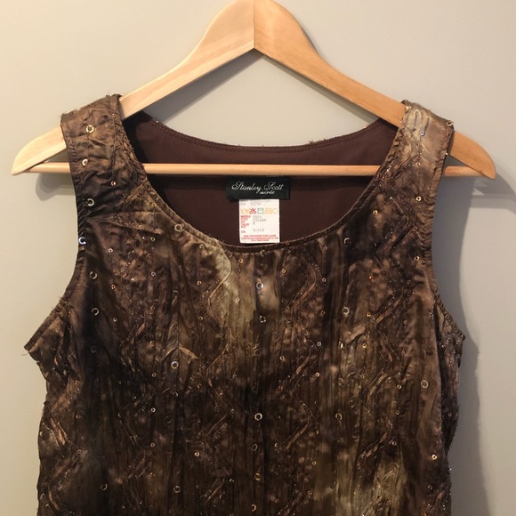 Sparkly Brown Top - Picture 6 of 8